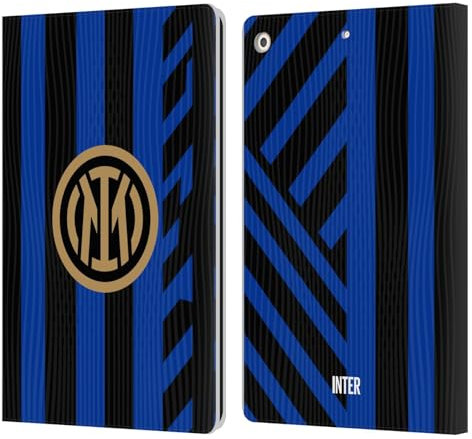 Head Case Designs Licenza Ufficiale Inter Milan Home Kit per Stemma 2024/25 Custodia Portafoglio in Pelle Compatibile con Apple iPad 10.2 2019/2020/2021