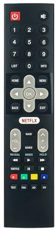 Ersetzte Fernbedienung Passend für Ok TV ODL-32662HN-TIB ODL-32661HN ODL-321963FM ODL-40661FN-TIB ODL-55661UN-TIB ODL-32652H-TB ODL-40652F-TB ODL-40662FN-TIB ODL-43661UN-TIB ODL-32662HN-TIB