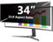 ACONETMAX 34 Inches Privacy Screen Filter for Curved 21:9 Monitor, Computer Ultrawide Anti Glare Blue Light Shield Protector Film