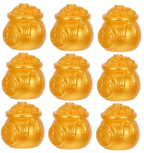 Supvox 10stücke Mikrolandschafts-gartendekor Harzbarren Tragbare Mini-Ornamente DIY Bastelarbeiten Für Zuhause Frühling Festival Miniatur Desktop Dekorationen Reichtum Ornamente