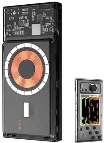 Wireless Retro Games Console, Retro Gamin'g Handheld Console, Powe'r Bank Game Console 2-in-1, Full Color LCD Screen Pocket Console, Powerful Fast Charging Game Console for Game Enthusiasts