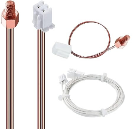 3D Drucker Thermistor 100k NTC 3950, M3 Bolzen Thermistor 100k ntc 3950 Temperatursensor mit 1,3 Meter verlängertem Kabel Draht Verwendung für Ender 3 V2 Pro CR10 und andere 3D Drucker Extruder Hotend