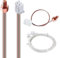 3D Drucker Thermistor 100k NTC 3950, M3 Bolzen Thermistor 100k ntc 3950 Temperatursensor mit 1,3 Meter verlängertem Kabel Draht Verwendung für Ender 3 V2 Pro CR10 und andere 3D Drucker Extruder Hotend