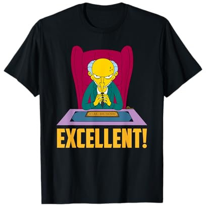 The Simpsons Mr. Burns at Desk Excellent T-Shirt