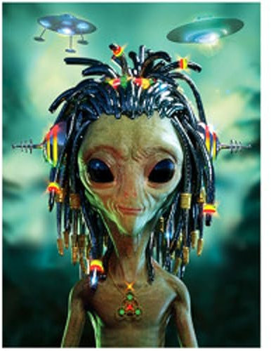 3D LiveLife Lenticular Wall Art Prints - Aliendred from Deluxebase Ungerahmtes 3D Alien Poster Ein perfekter Wandfüller Original-Kunstwerk lizenziert vom renommierten Künstler David Penfound