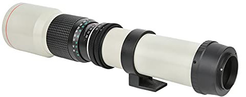 Qukaim Téléobjectif 500 mm F8 F32 à mise au point manuelle pour appareil photo Olympus M4/3, téléobjectif à focale fixe, léger, accory de photographie