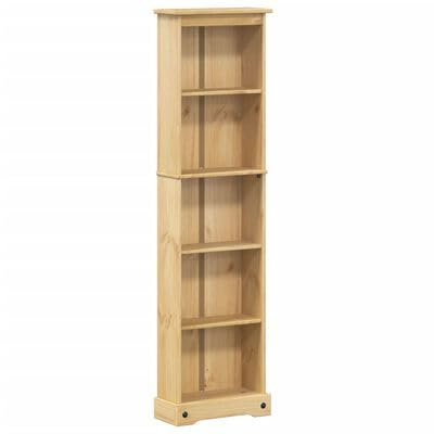 plplaaoo Bücherregal Corona 46x20x170 cm Massivholz Kiefer