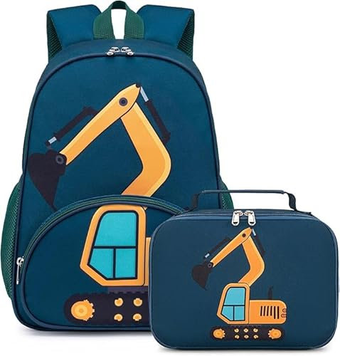 LOIDOU Kinderrucksack Jungen Kinder Rucksack Tagesrucksack Vorschulrucksack Kleinkind Kindergartentasche Schulrucksack für Schule die Kita