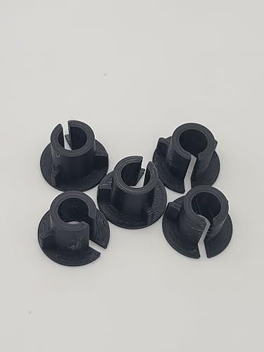 5pk Universal Super-8 to 8mm Film Reel Adapter –Durable Reinforced PETG Reel Hub/Spindle Converter for Movie Projectors & Film Scanners (Super 8 Reel to Regular/Standard 8 Take-Up) (5)
