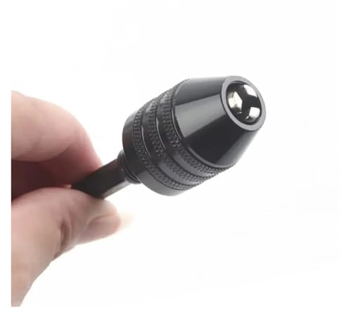 Bohrfutter Schnellspannbohrfutter-Umrüstwerkzeug, 0,3–10 mm Schnellspannbohrfutter-Umrüstadapter mit 1/4-Zoll-Sechskantschaft(1PC(0.3-3.4mm) Silver)