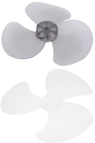 jojofuny 2 Stück Ventilator Ersatzflügel aus Kunststoff für Tisch und Standventilatoren Waschbar und Leicht zu Reinigen Allgemein Passend für Verschiedene Modelle