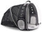 BEIKOTT Rücken Erweiterbarer Katzen-Rucksack, Haustier Hund Rucksack Träger für Kleine Katzen Hunde und Vögel, Transparent Raum Kapsel Rucksack für Reisen/Wandern/Outdoor