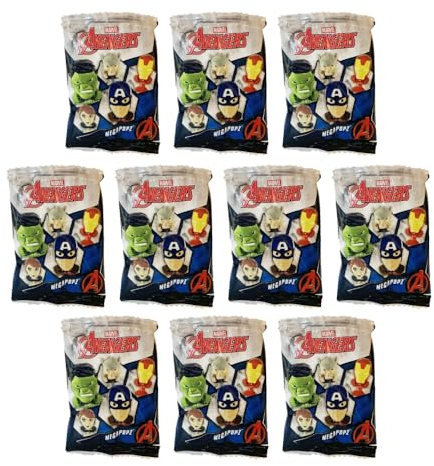 Marvel-Avengers Megapopz Collectable Figure Heads Blind Party Bags 10 Pack