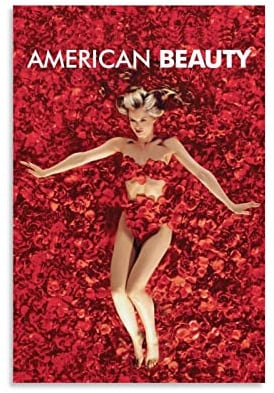 American Beauty Poster, dekoratives Gemälde, Leinwand, Wandkunst, Wohnzimmer, Poster, Schlafzimmer, Gemälde, 50 x 75 cm