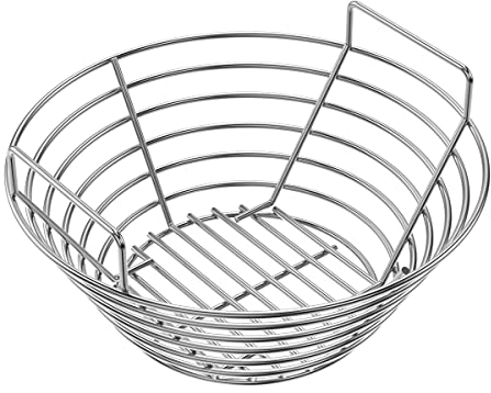 Cestino per ceneri in acciaio inox da 30,5 cm per griglia BGE media, cestino per cenere a carbonella, adatto anche per Kamado Joe Classic e altre griglie simili