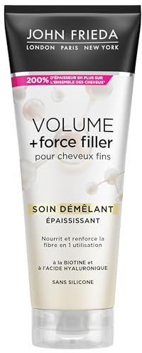 John Frieda Volume + Force Filler Soin Démêlant Epaississant 250ml