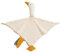 Bambelino Bio-Kuscheltier Ente aus 100% Organic Baumwolle Weiß - Handgefertigtes Stofftier für Babys und Kleinkinder - Hypoallergene Plüschente - Made in Germany - 10cm