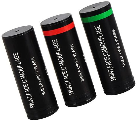 DECORNIJIA 3 Pièces Huile De Camouflage Maquillage De Chasse Des Bâtons Maquillage Camouflé Peinture Camouflage Corps Maquillage Camouflage Crème De Camouflage Pigment