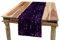 ABAKUHAUS Abstrakt Tischläufer, Lila getonte Punkte, Esszimmer Küche Rechteckiger Dekorativer Tischläufer, 40 x 180 cm, Dunkel Violett