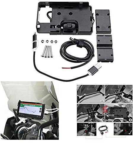 Support de chargeur de navigation USB GPS SMARTPHONE Support de charge USB S 1000 R S1000XR 1200 R 1200 GS Africa