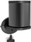HomeMount Wall Mount for Sonos One/Echo Spot - Secure Speaker Bracket, Space-Saving Fixed Wall Shelf, Non-Adjustable Holder with Wire Management, Compatible with Sonos One and One SL (Black)