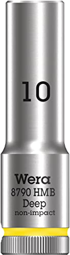 WERA-05004532001-8790 HMB Deep 10,0 - Llave de vaso larga con arrastre de 3/8