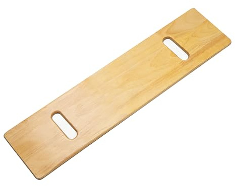 Planche de transfert en bois avec poignées, capacité de 226,8 kg, planche de transfert très résistante pour personnes âgées et handicapées, 30 x 8 x 0,7 cm