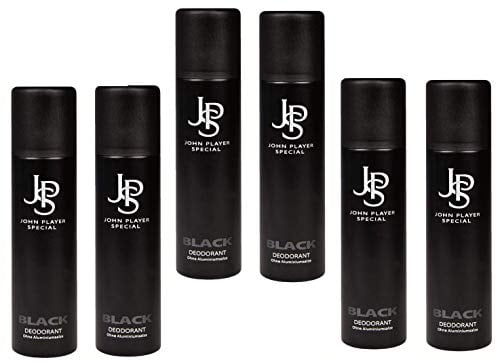 John Player Special Black Deo Deodorant 6 x 150 ml