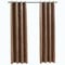 vidaXL 2X Vorhang Verdunkelung mit Ösen Verdunkelungsvorhang Kräuselband Ösen Schlaufe Thermo Gardine Blickdicht Samt Beige 140x175cm