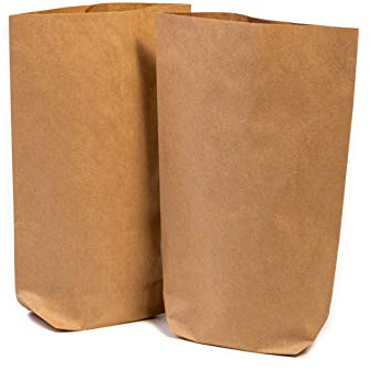 50 x Papiertüten Braun Groß (16,5 x 26 x 6 cm) - Braune Geschenktüten für Adventskalender - Ostertüten zum befüllen - Kraftpapiertüten, Bodenbeutel, Tüten, Tütchen, Beutel aus Papier