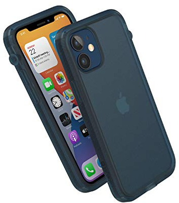 Catalyst Influence Series Schutzhülle für iPhone 12 Mini, patentierter drehbarer Stummschalter, 3 m sturzsicher, Crux Accessories Befestigungssystem blau