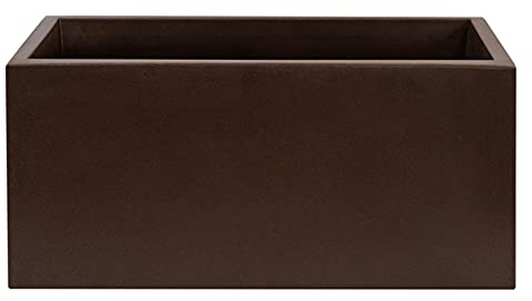 MACETERO DE POLIETILENO BRONCE 80X40X40 CM