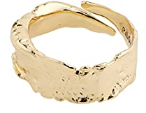 PILGRIM - Bathilda - Goldring Damen - Vergoldeter Ring - Schmuck Gold - Größenverstellbarer Chunkie Ring - One Size