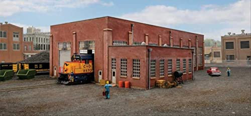 Walthers 532923 - Diesel-Lokschuppen, 2-ständig - Spur: H0 - Bahnhöfe & Bahngebäude für Modelleisenbahnen - Maßstab: 1:87
