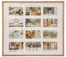 Atmosphera - Bilderrahmen Collage Milea - 12 Fotos - Mangobaum und Glas - Beige