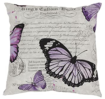 Sun Garden 40272-703 Zierkissen Sofakissen Vanessa 48x48 cm Schmetterlinge