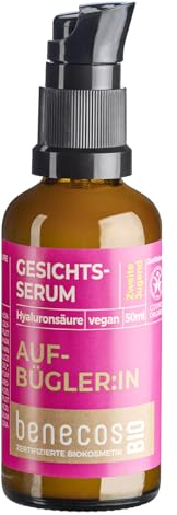 benecos - natural beauty Gesichtsserum Hyaluronsäure AUFBÜGLER:IN - vegan – derm. getestet