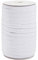 Bestewelry 10mm White Elastic Cord Flat Waistband Sewing Elastic Ribbon Bands with Spool for Headbands Clothes Sewing Craft Making
