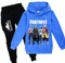 zhaojiexiaodian Sportanzug für Kinder mit 3D-Cartoon-Print, Freizeitpullover und Hose (DE/NL/SE/PL, Numerisch, 170, Regular, Blau)