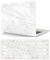 Laptop Hülle für Neues MacBook Air 13,6 Zoll Modell A2681 M2 2022 Freisetzung mit Liquid Retina Display Touch ID, Plastik Schützend Hartschale Case Cover & Tastaturschutz, weißer Marmor