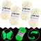 Maxee 4 Stück 200G Leuchtendes Handstrickgarn, Glow-in-the-dark Braided yarn, Strickgarn Im Dunkeln Leuchtende, DIY Stoff Polyester Handstricken Leuchtendes Garn, Häkelgarn Zum Häkeln Kunsthand 3mm