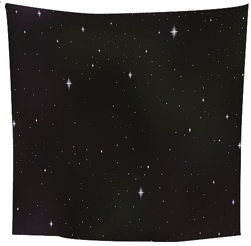 Lieson Wandtücher Sternenhimmel, Trippy Wandteppich Schwarz Wandtuch Tapisserie für Wohnzimmer Schlafzimmer Wohnheim Wanddeko, 260x240CM
