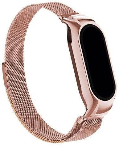 COOL SMARTPHONES & TABLETS ACCESSORIES Cooles Armband für Xiaomi Smart Band 8 Metal Rose Gold, Rosa, Einheitsgröße