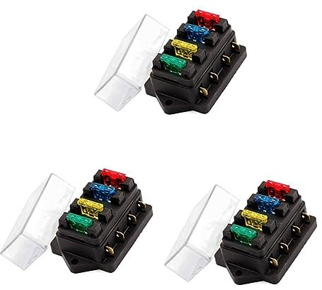 Holibanna -Box autosicherungen Sicherungsblock wasserdicht Kfz-Sicherungsblock 12V Sicherungsblock Sicherungskasten Lipgloss