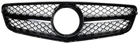 Kühlergrill Front Grill Für merc&edes Für Benz W204 C Klasse 2008-2014 C180 C200 C250 C300 C43 AMG Stil Schwarz Oberen Stoßstange Haube Mesh Grid Front Grille