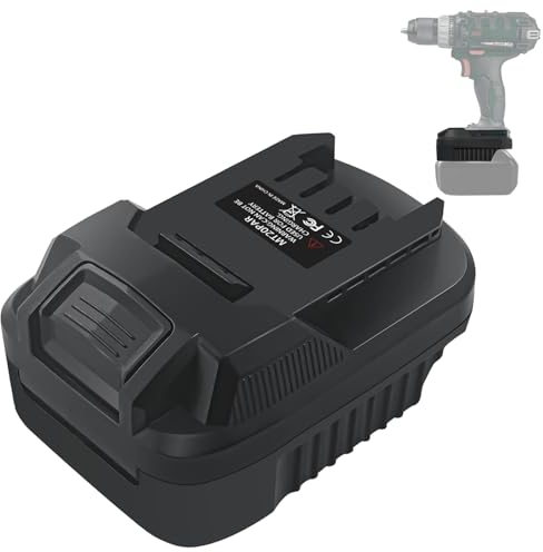 Adattatore per batteria Makita su Parkside, adattatore per batteria Makita su Parkside, adatto per batterie al litio Makita da 18 V, utilizzo per utensili elettrici a batteria Parkside da 20 Volt