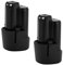 2X Joiry 10.8V 2500mAh Li-ION Batterie pour Bosch 2607336013 2607336014 BAT411 BAT411A BAT412A