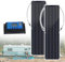 Eastnmythet Kit de Panneau Solaire Flexible pour Camping-Car avec contrôleur, Panneau Solaire monocristallin pour Camping-Car, kit de Panneau Solaire Flexible et léger pour la Maison