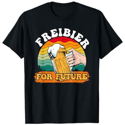 Münchner Volksfest FREIBIER FOR FUTURE Lustiges Vintage T-Shirt