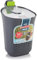 AMK® Brite Peg Basket With 24 Soft Grip Clothing Line Pegs Weatherproof Storage Container Includes Lid and Drainage Holes